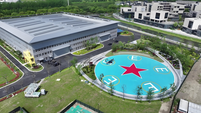 江苏昆山航天飞鹏产业园二期开工大型固定翼无人运输机亮相(图1)