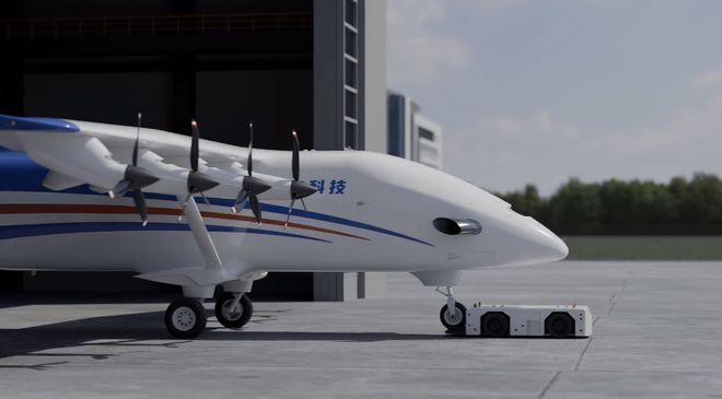 吨级商载百米起降！翊飞航空科技ES1000大型超短距起降无人运输机珠海航展首秀(图2)