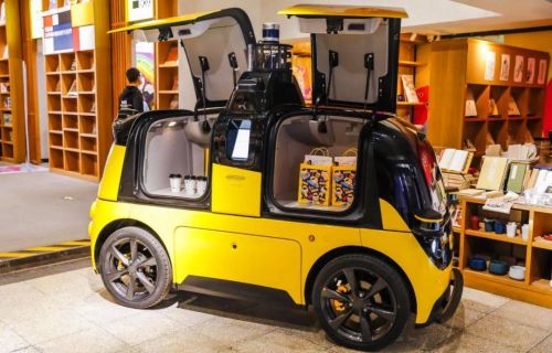 无人货运快递物流驶入快车道龙8国际九识智能市场占有独占鳌头(图5)